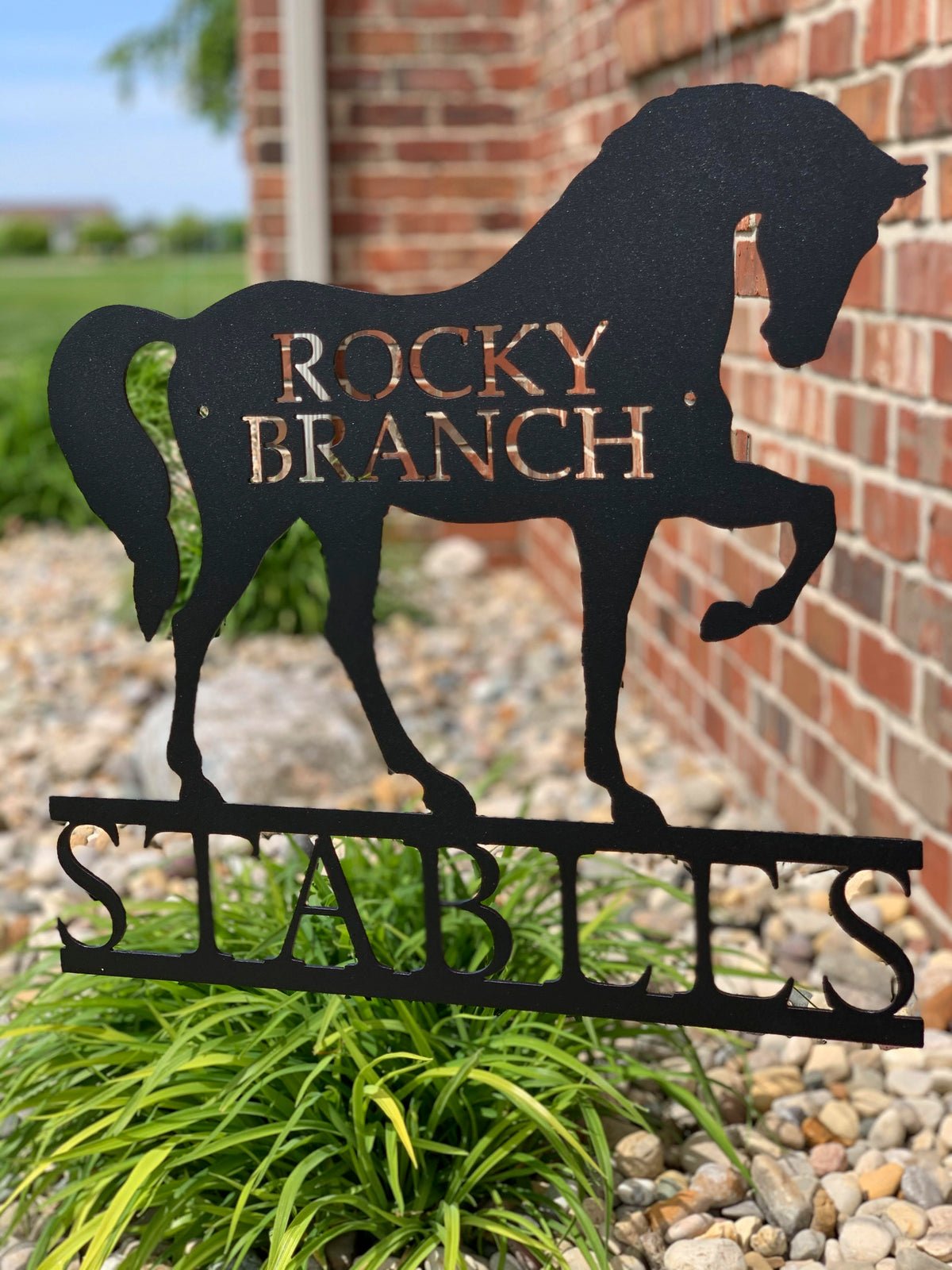 Personalized Majestic Stable Sign