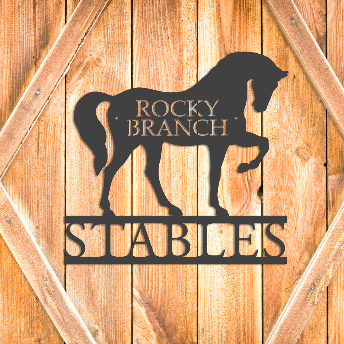 Personalized Majestic Stable Sign